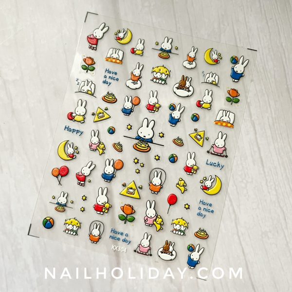 5D Miffy Nail Stickers